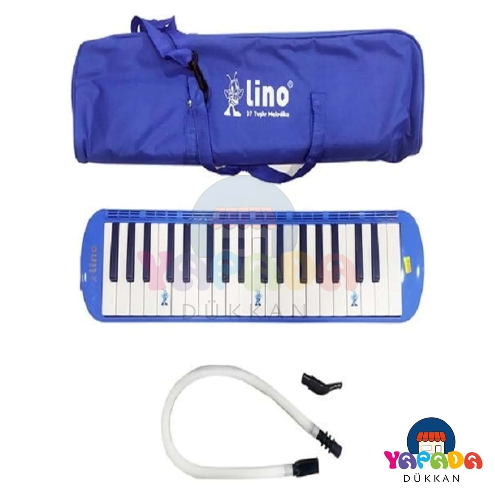 Lino LN-37-MS 37 Tuşlu Bez Taşıma Çantalı Mavi Melodika