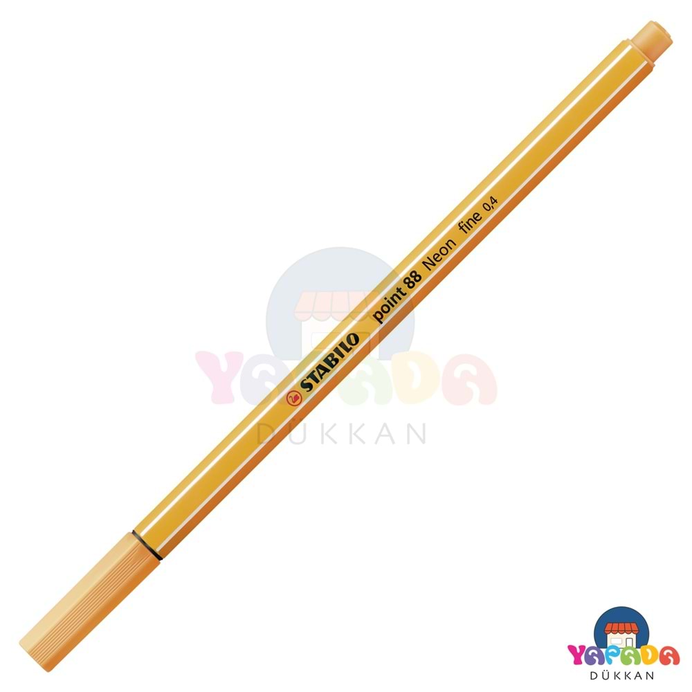 STABILO point 88 88/054 0,4 mm Floresan Turuncu Fineliner