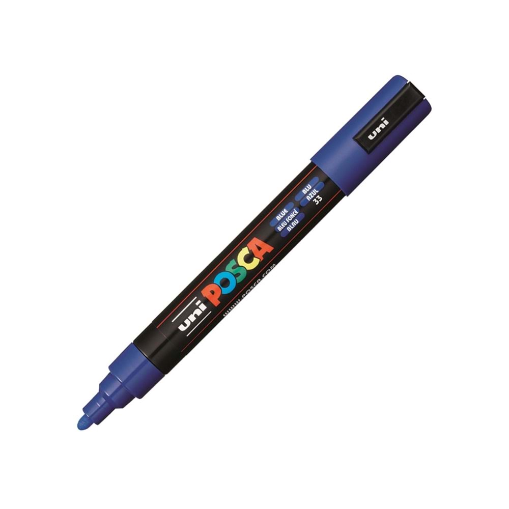 Uni Posca Marker Pc-5m Medium 1.8-2.5 Mm Blue