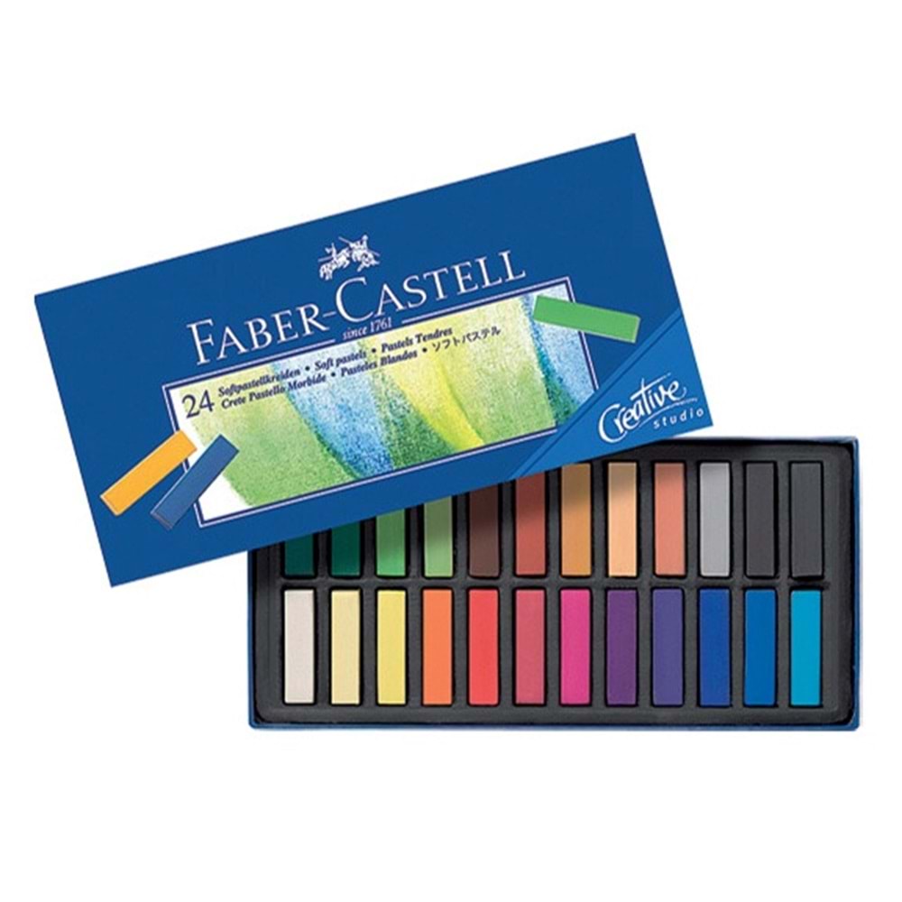 Faber-Castell Creative Studio Mini Toz Pastel Boya (Soft) 24 Renk