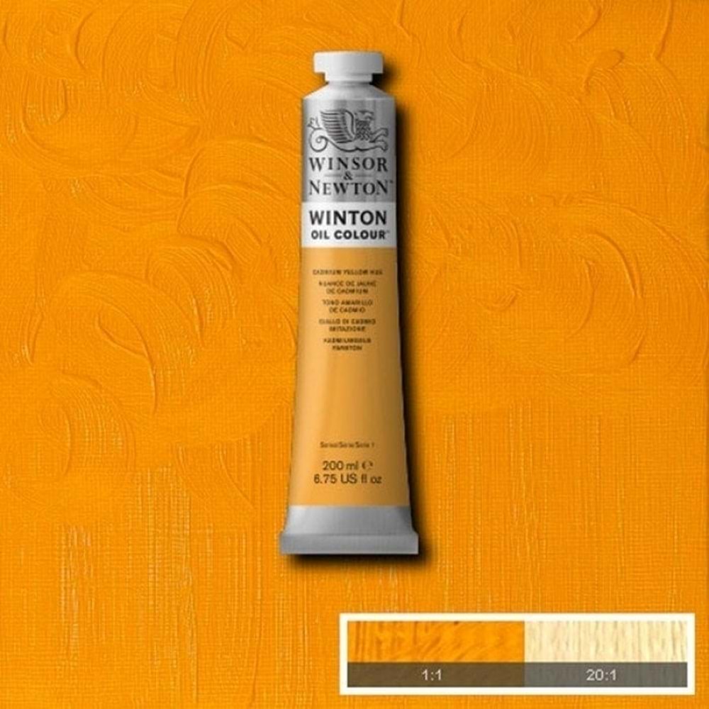 Winsor & Newton Winton Yağlı Boya 200Ml (9) Cadmıum Yellow Hue 109