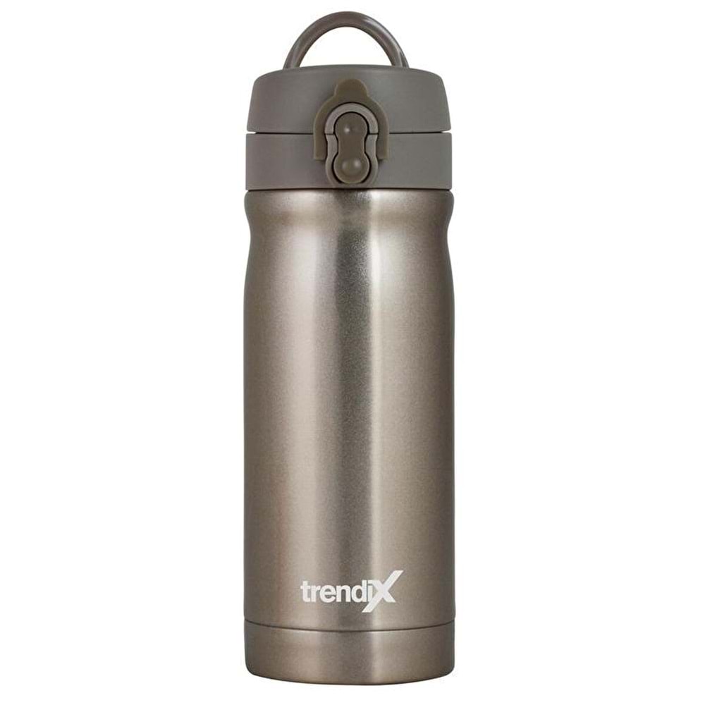 Trendix Çelik Su Matarası 350Ml Kahve (Termos Özellikli)
