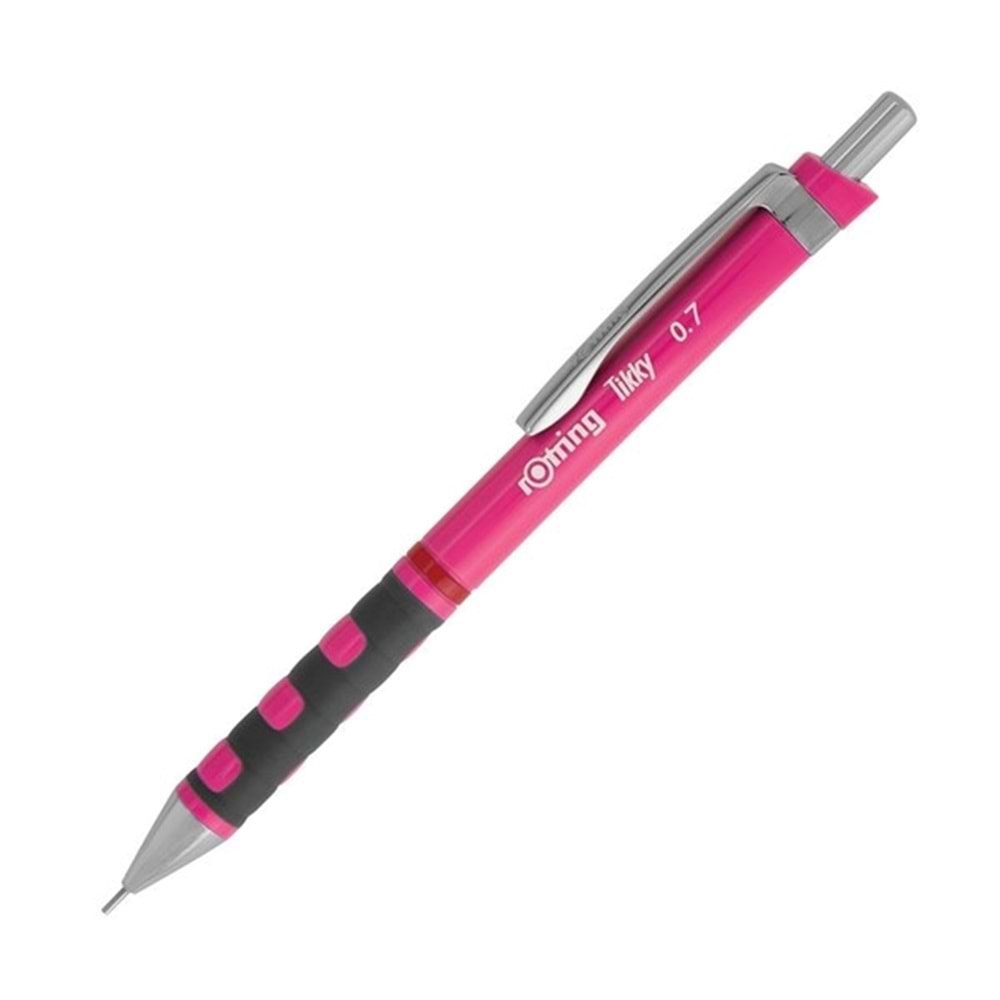 Rotring Tikky Mekanik Kurşun Kalem Mavi 0.5 mm Neon Pembe 0.7 mm