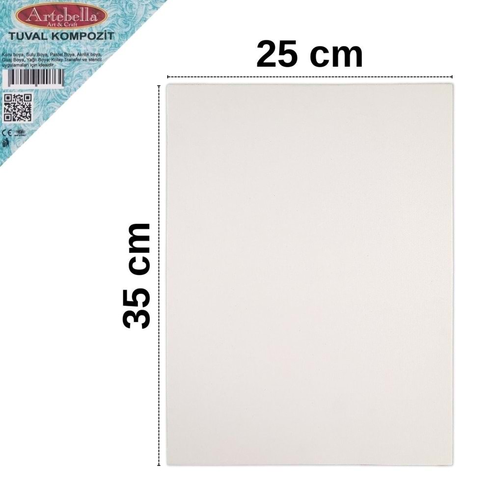 Artebella Pres Tuval Kompozit 25x35cm