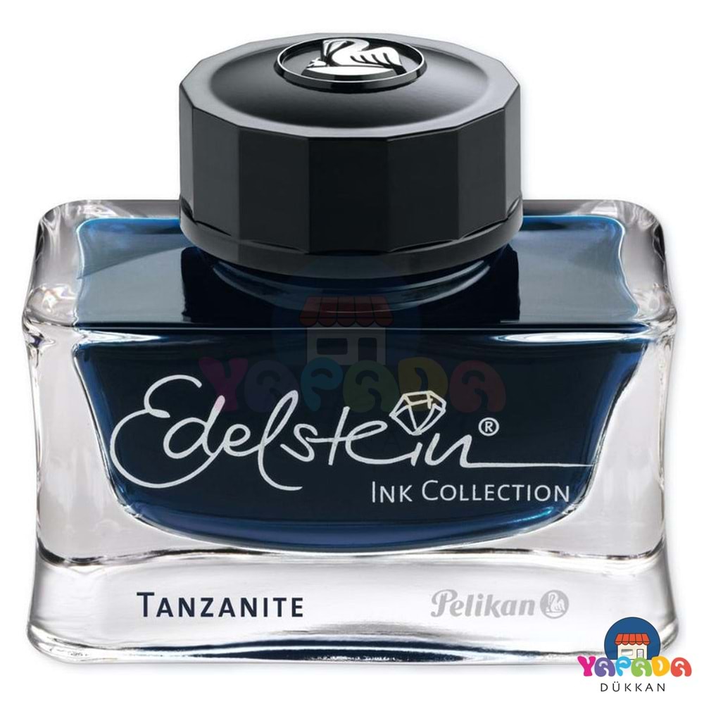 Pelikan Edelstein Tanzanite Mavi-Siyah Dolma Kalem Mürekkebi 50 ml