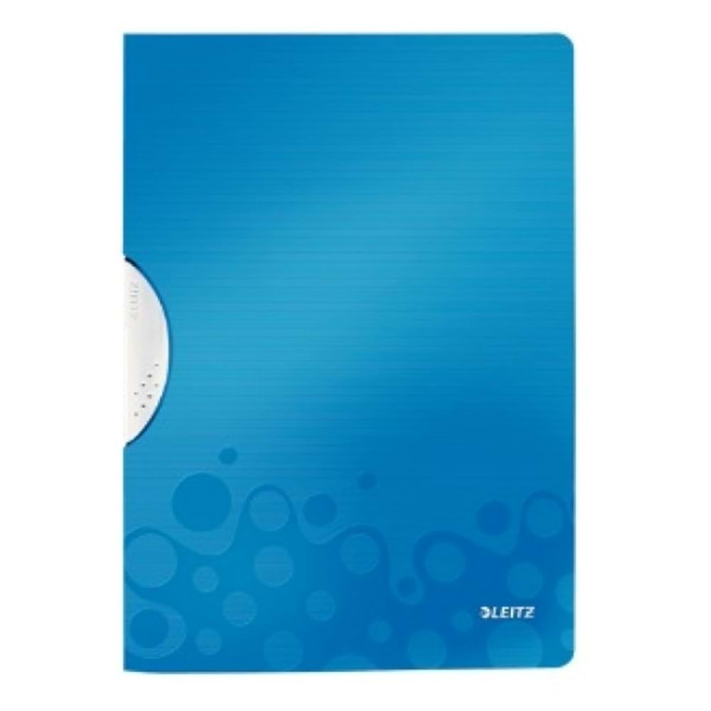 Leitz 41850036 Active WOW ColorClip Sıkıştırmalı Dosya Metalik Mavi