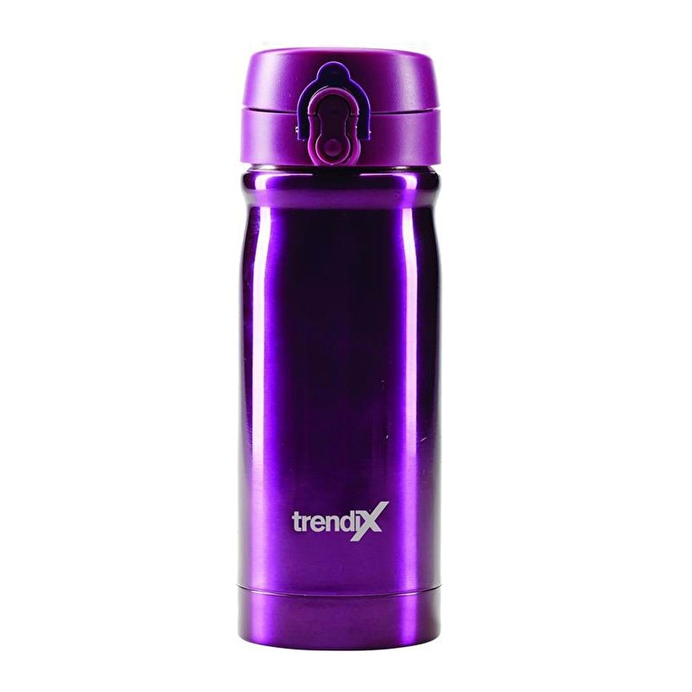 Trendix Çelik Su Matarası 350Ml Mor (Termos Özellikli)