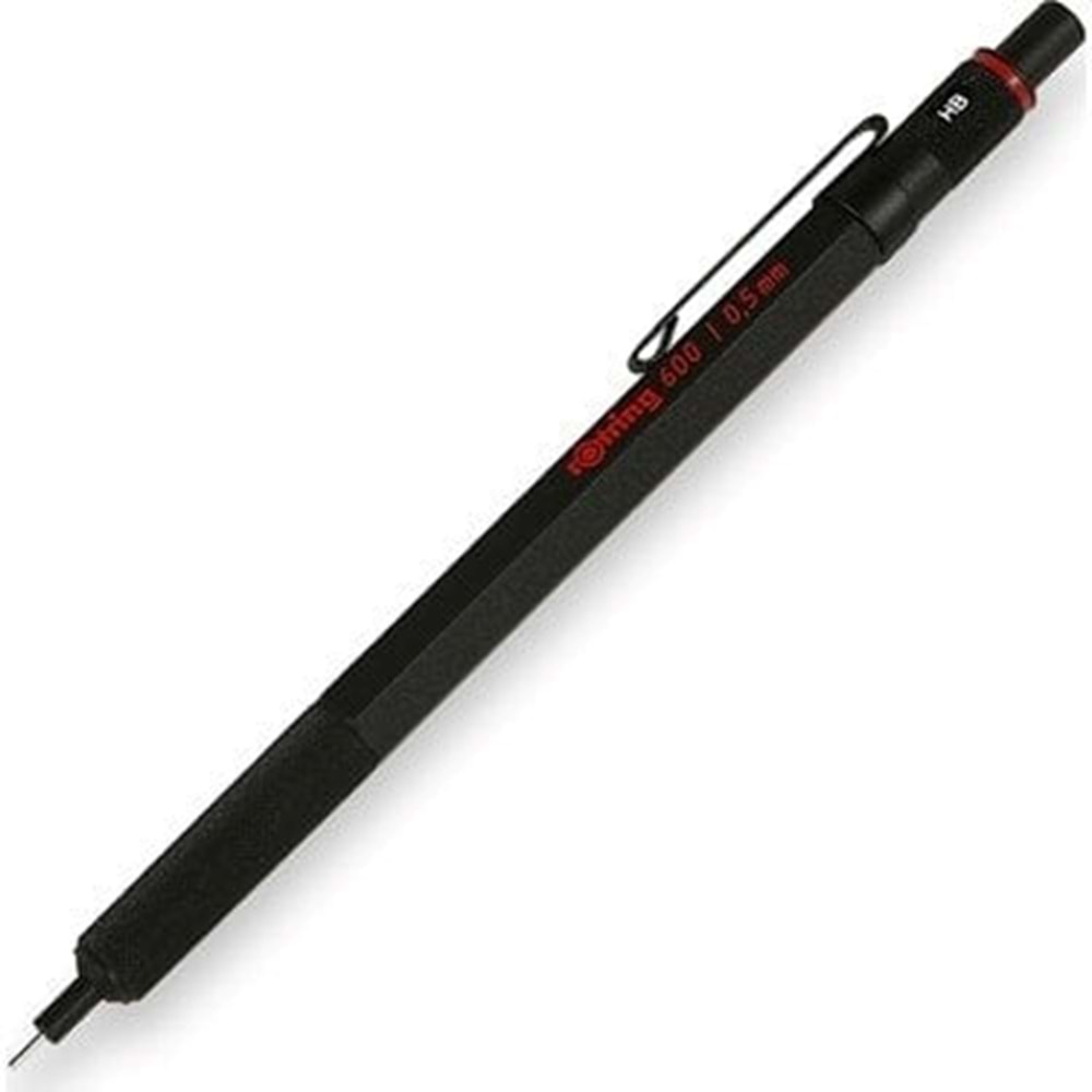 Rotring 600 Mekanik Kurşun Kalem, Siyah 0.5 mm