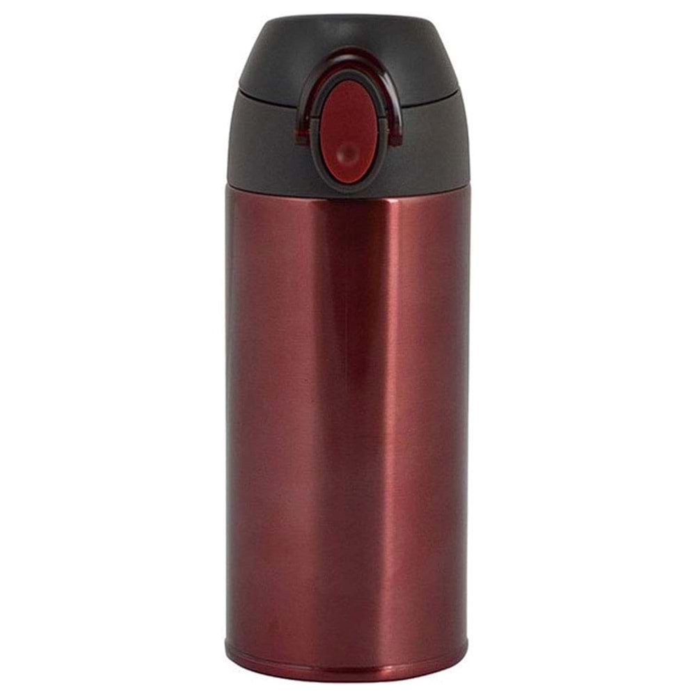 Trendix Çelik Su Matarası 350Ml Bordo (Termos Özellikli)