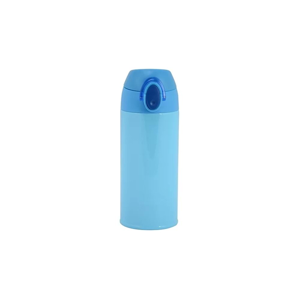 Trendix Çelik Su Matarası 350Ml Mavi (Termos Özellikli)