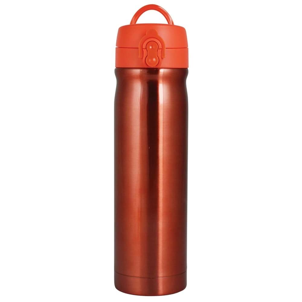 Trendix Çelik Su Matarası 500Ml Turuncu (Termos Özellikli)