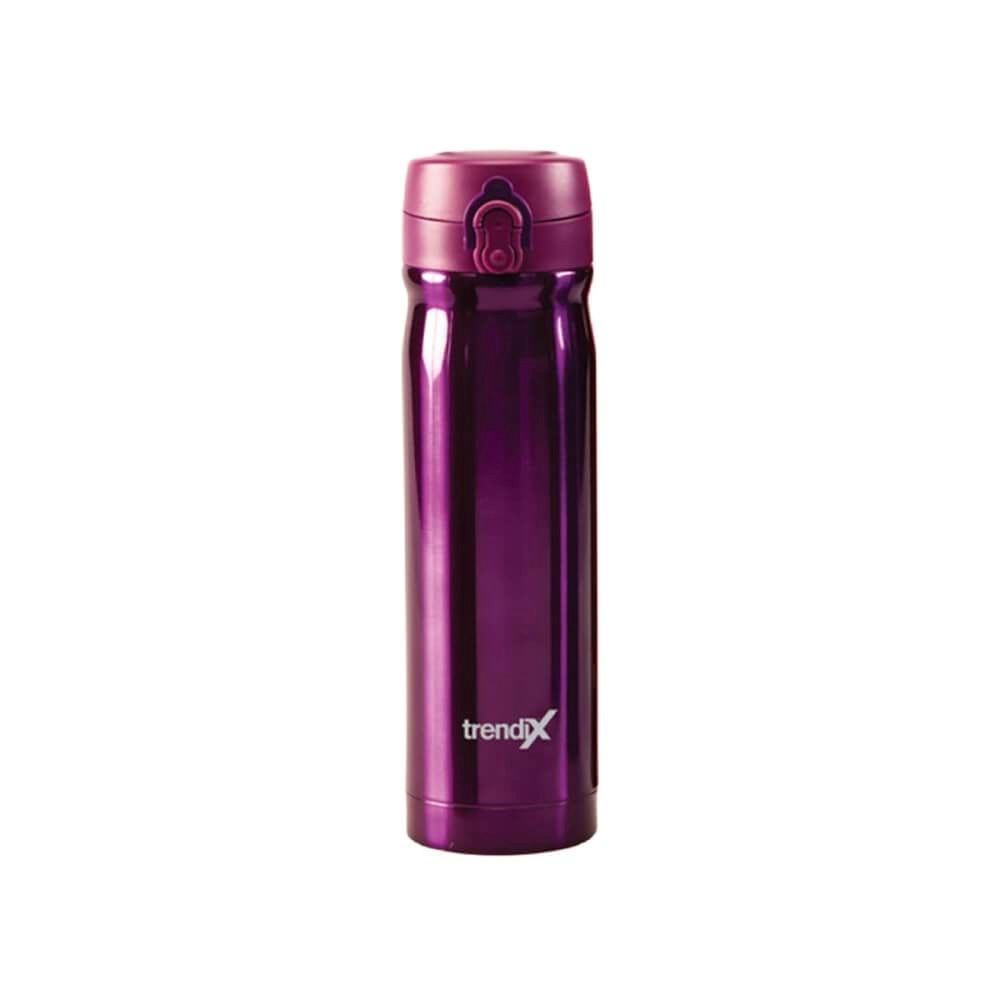 Trendix Çelik Su Matarası 500Ml Mor (Termos Özellikli)