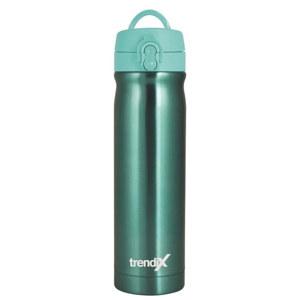 Trendix Çelik Su Matarası 500Ml Turkuaz (Termos Özellikli)