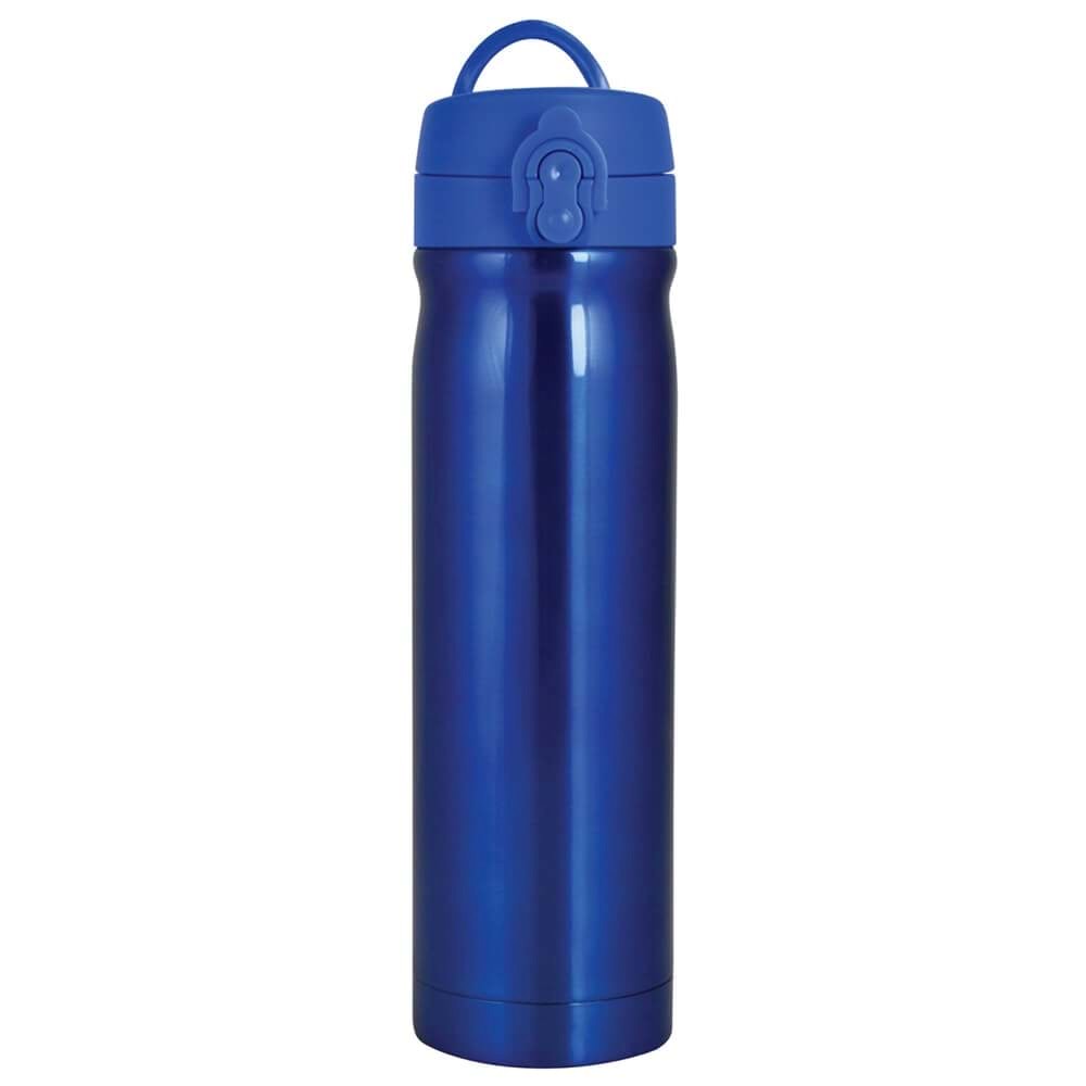 Trendix Çelik Su Matarası 500Ml Neon Mavi (Termos Özellikli)