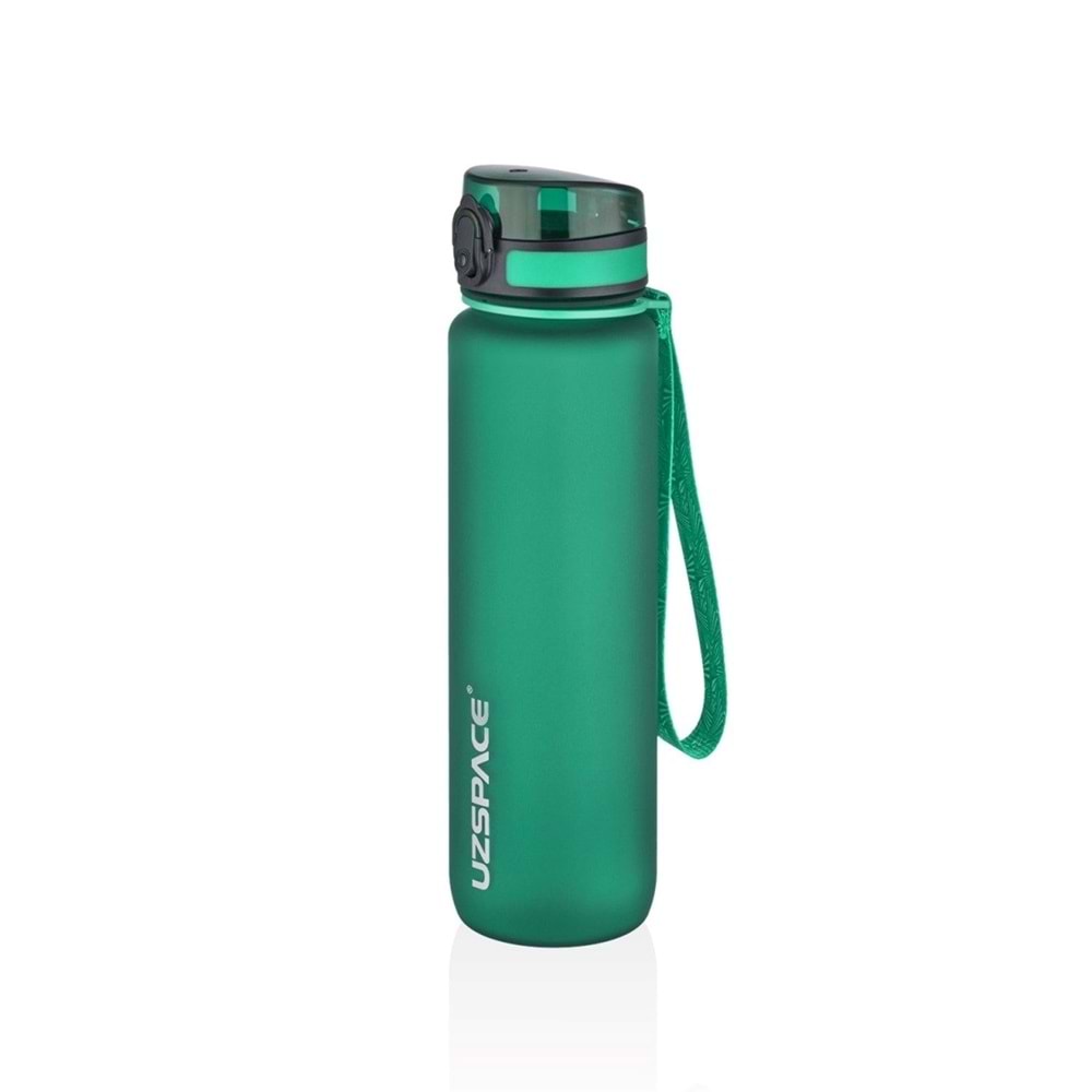 Uzspace 1000 ml Tritan Su Matarası 3038 Koyu Yeşil