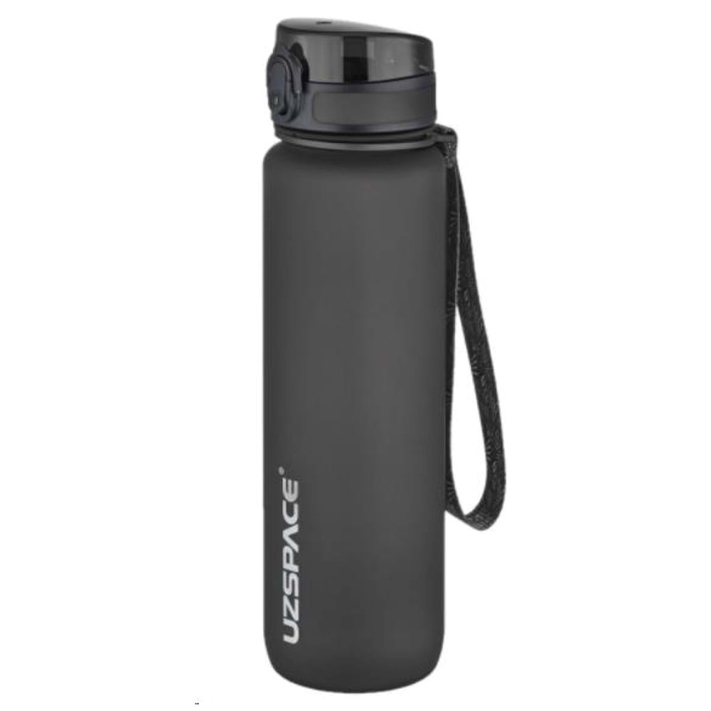 Uzspace 1000 Ml Tritan Su Matarası Black