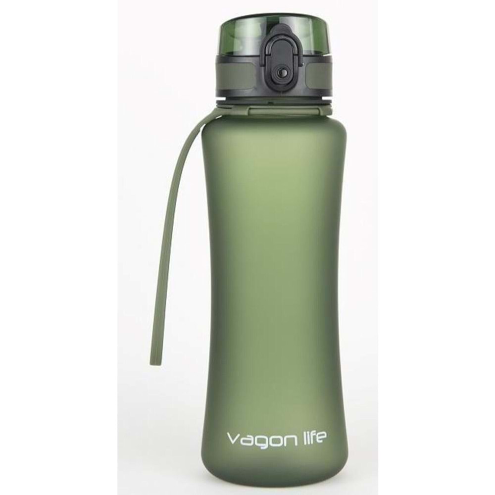 Uzspace 550 ml Tritan Su Matarası VGN-011 VagonLife Yeşil