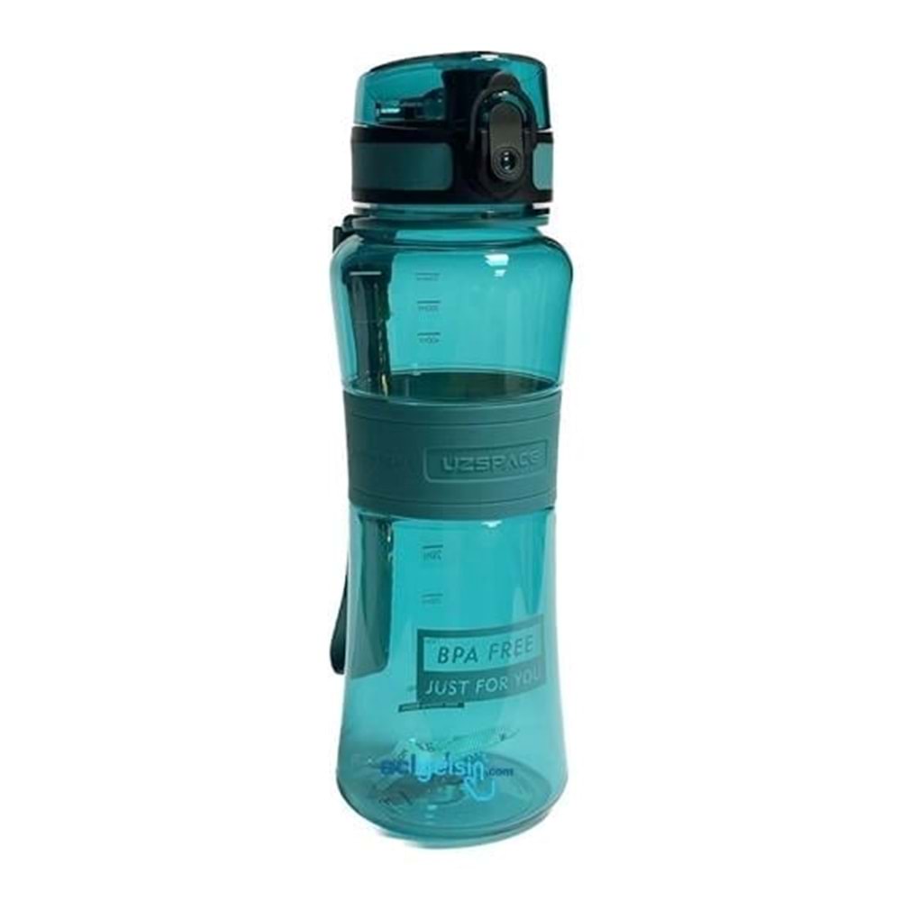 Uzspace 500ml Su Matarası Tritan 5026 Turkuaz VagonLife