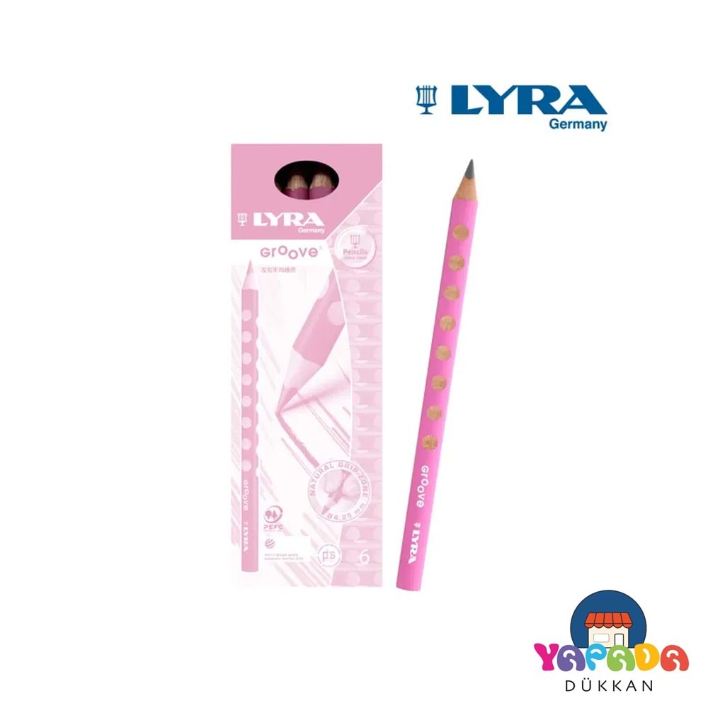 Lyra Groove Jumbo Graphite B Pembe Ergonomik Kurşun Kalem L1873361