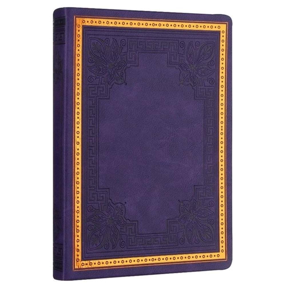 Victoria's Journals Old Book Lined Journal 14x20cm Purple