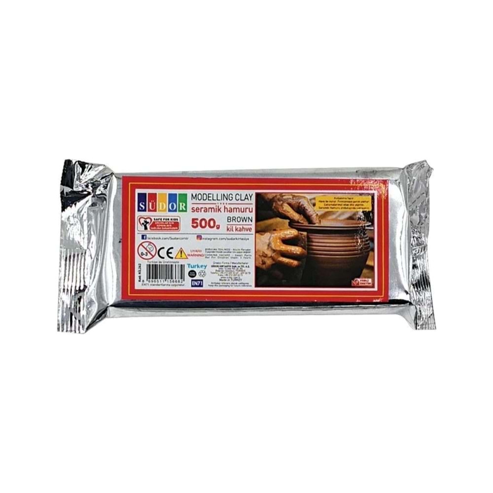 Südor Seramik Hamuru 250 gr. Kahve