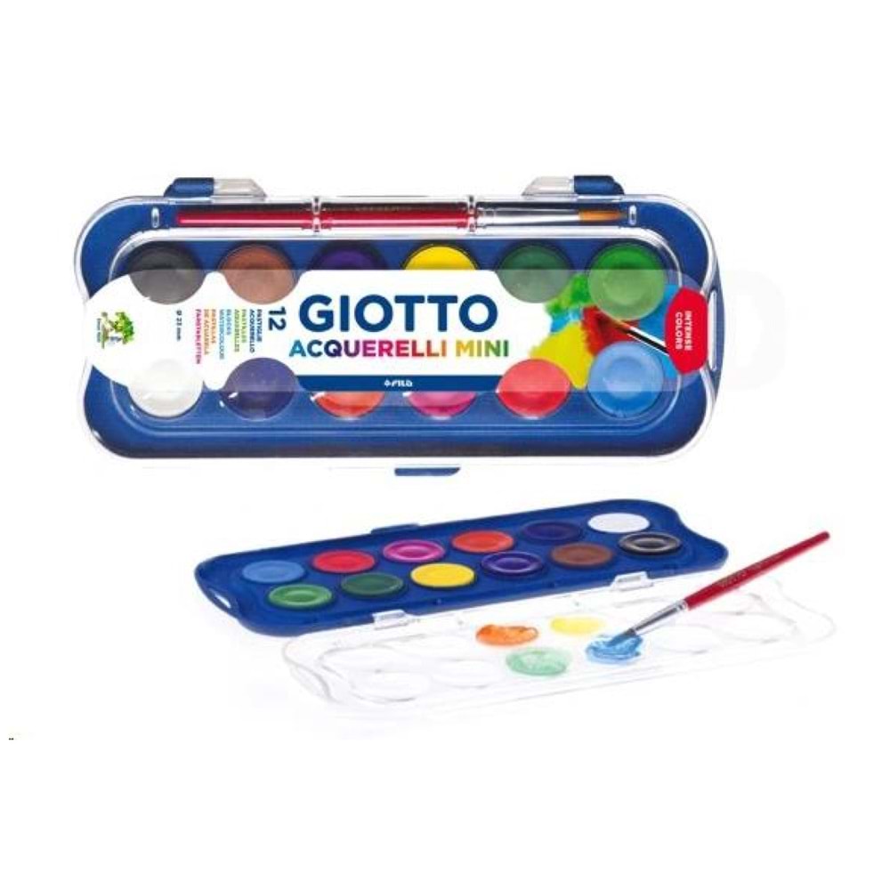 Giotto Sulu boya 23 mm 12 Renk