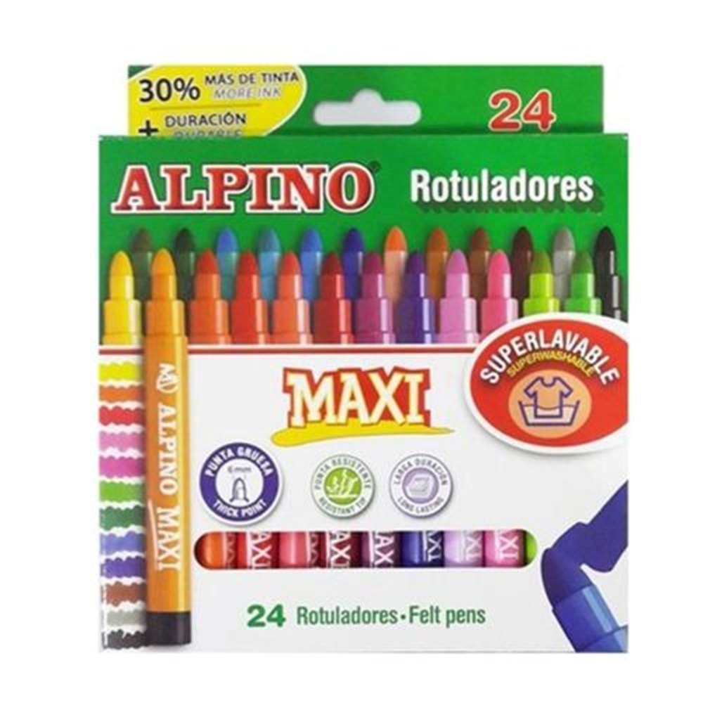Alpino Maxi 24 Lü Keçeli Kalem