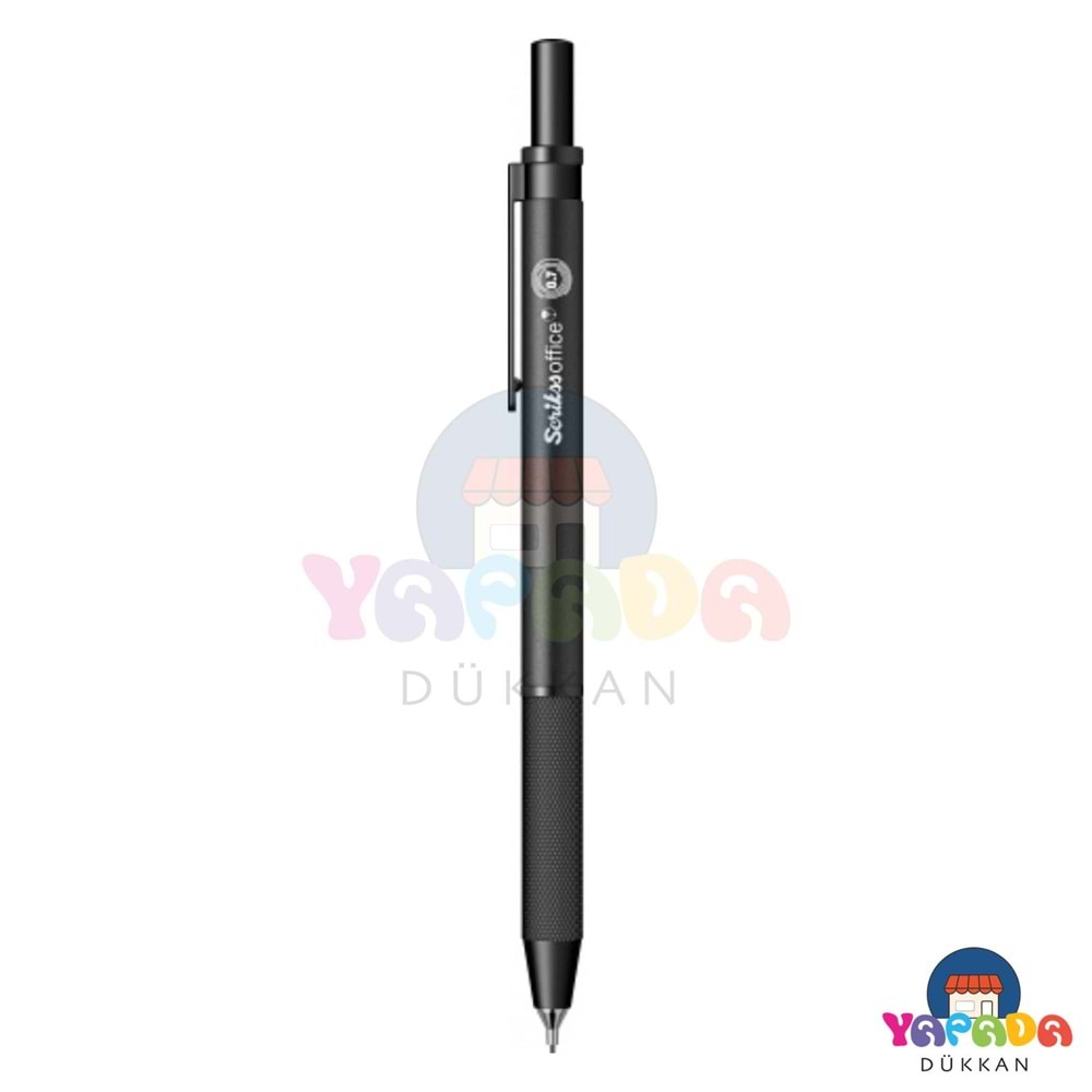 Scrikss Twist Mekanik Kurşun Kalem 0.7 mm Siyah