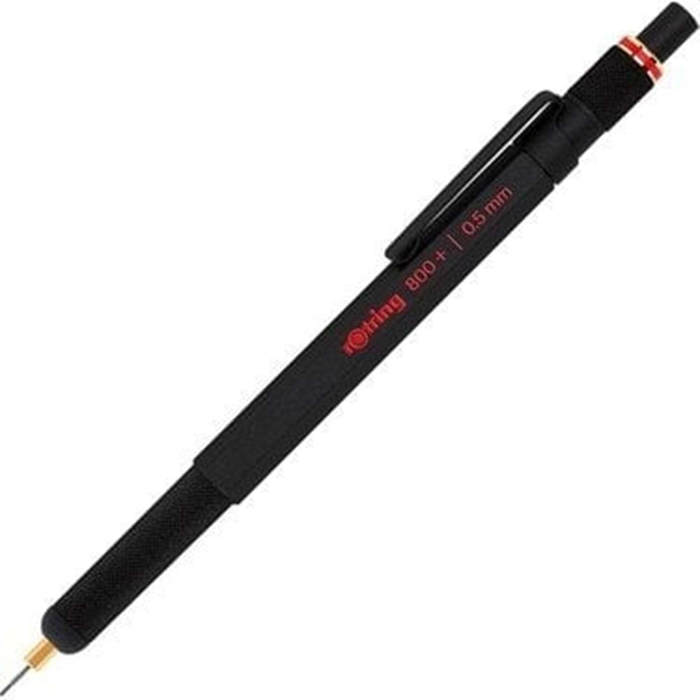 Rotring 800+ İki Fonksiyonlu kalem, Siyah 0.5 mm