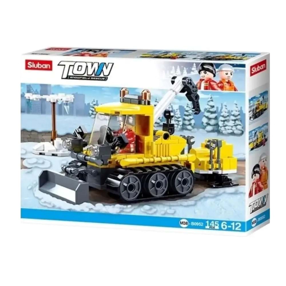 Sluban Town Kar Kurtarma Aracı - 145 Parça