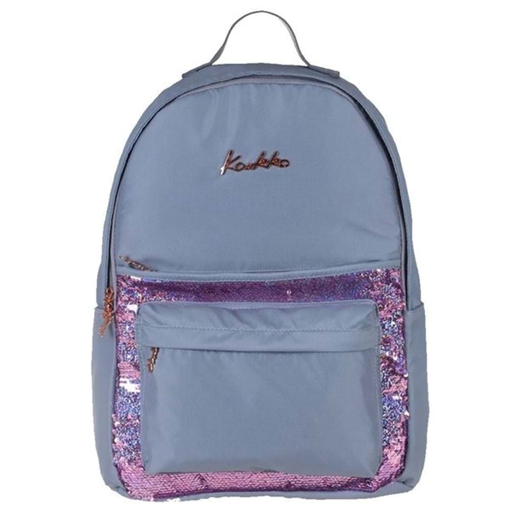 Kaukko Magical Pullu Gri Sırt Çantası K1354