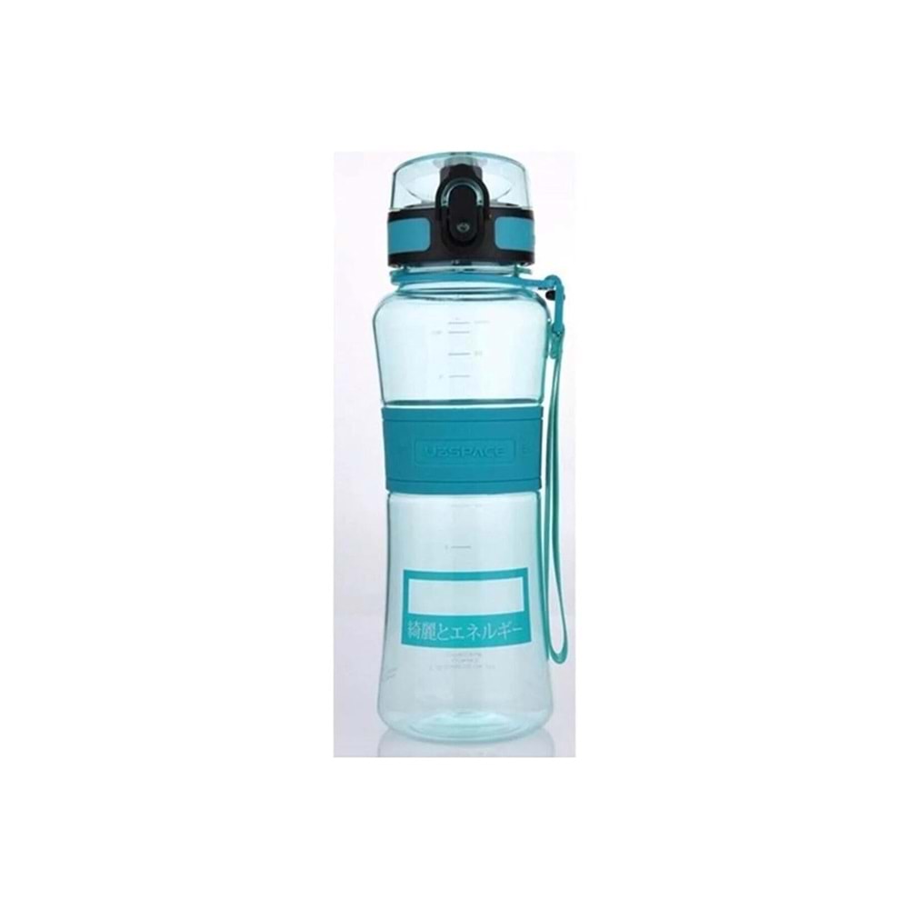 Uzspace 550 ml Tritan Su matarası 5026 Clitoria Blue