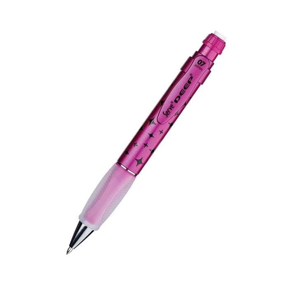 Serve Deep Uzay Serisi 0.7 Mekanik Kurşun Kalem Metalik Pembe
