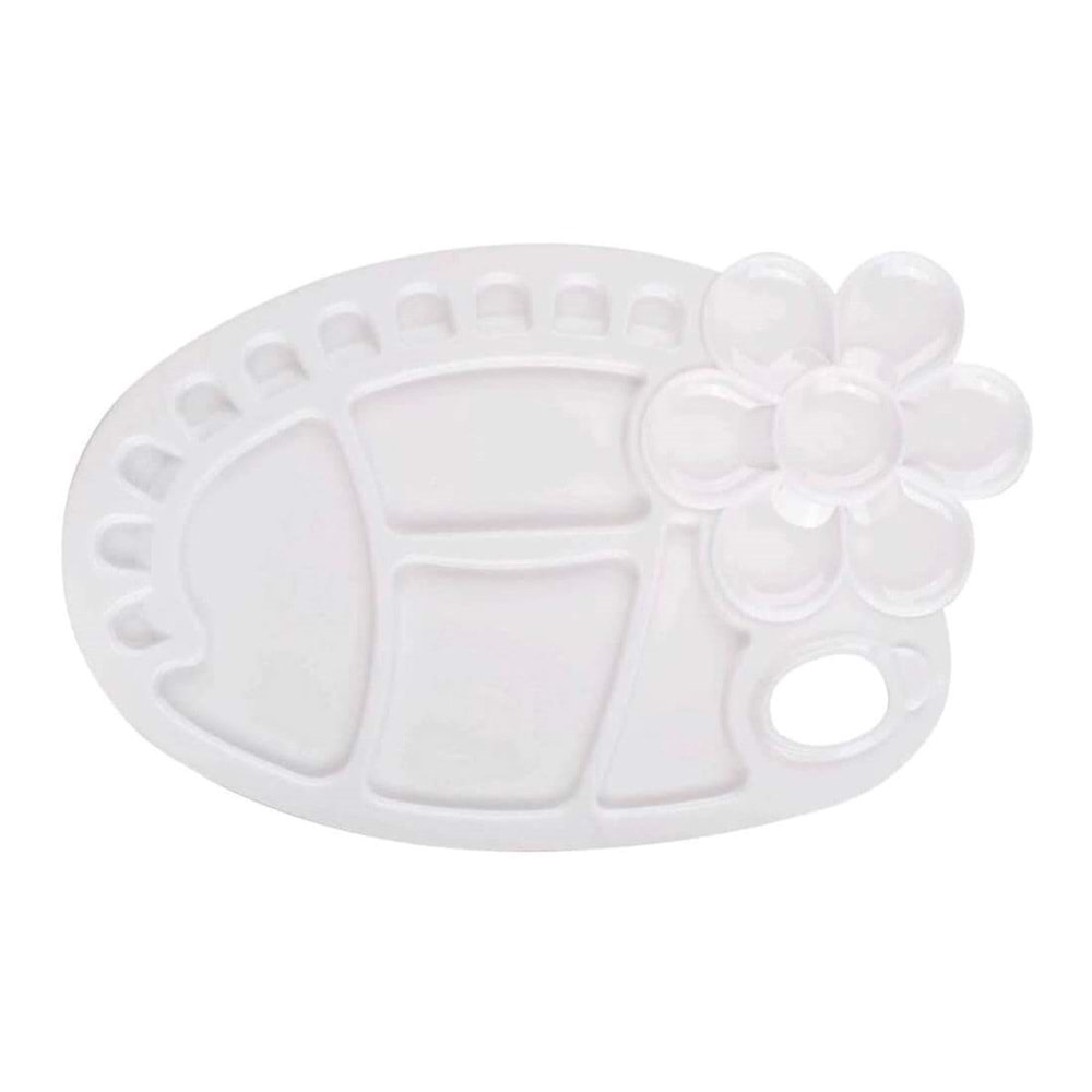 Monart Plastik Büyük Boy Oval Palet PTF21