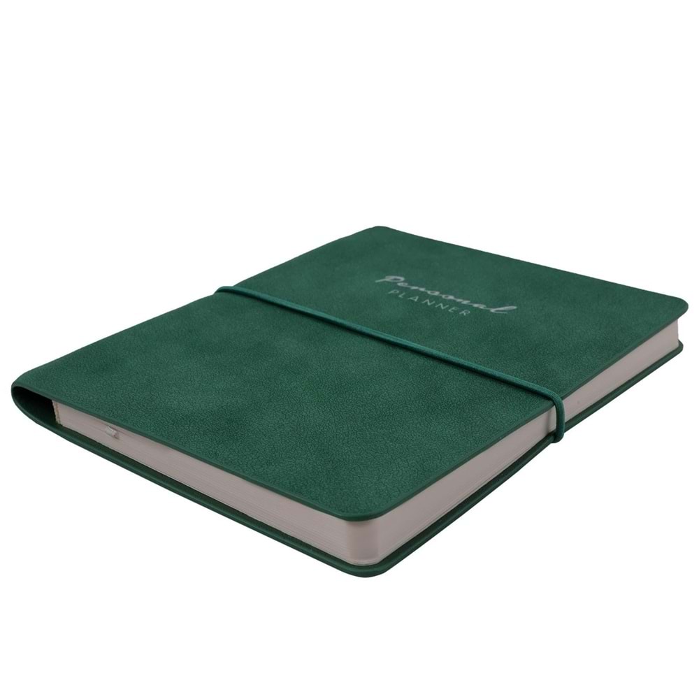 Victoria's Journals Kuka Pesonal Planner Defter A6, 80 gr. 96 Yaprak Çizgili Yeşil
