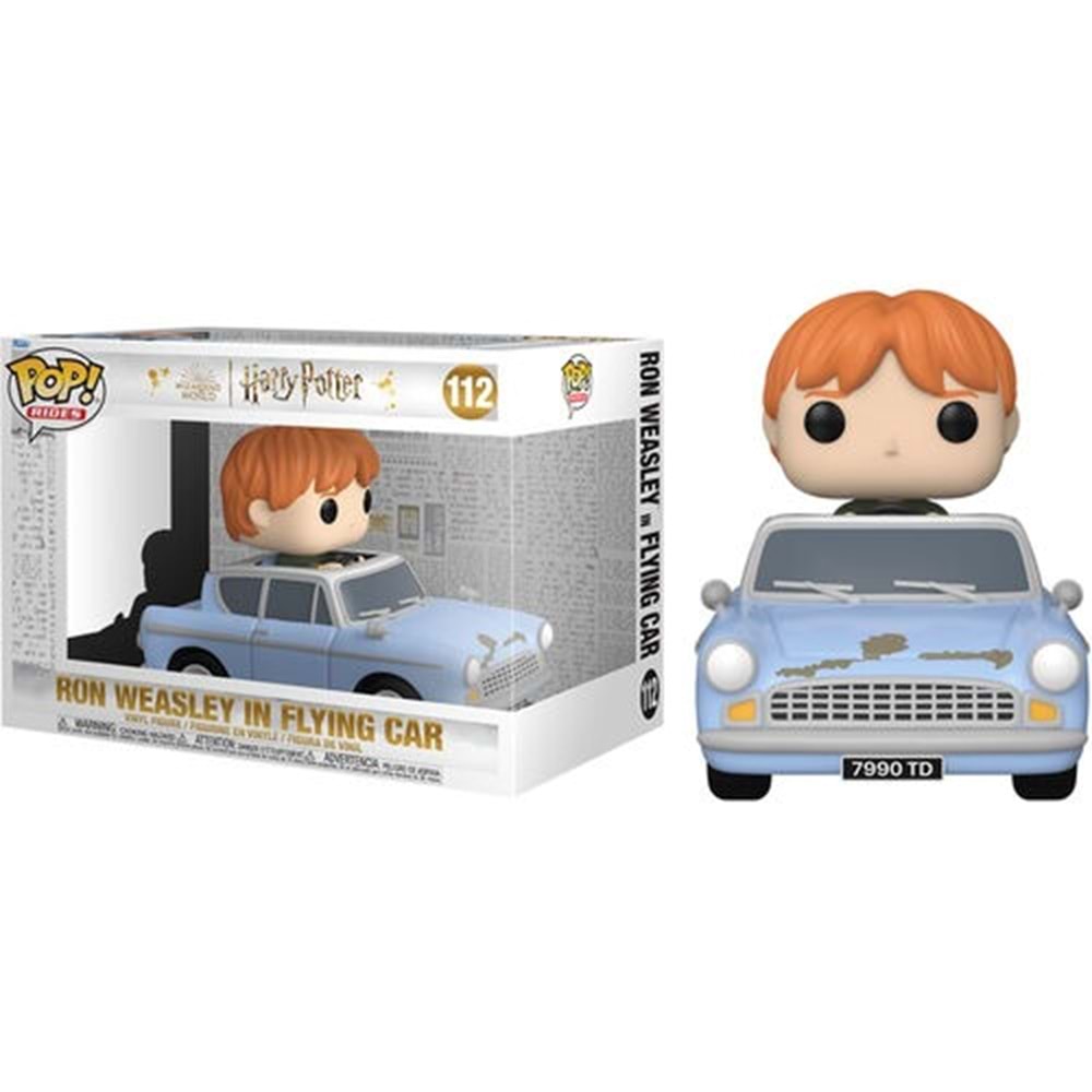 Funko Pop! Rides Harry Potter: Ron Weasley in Flying Car