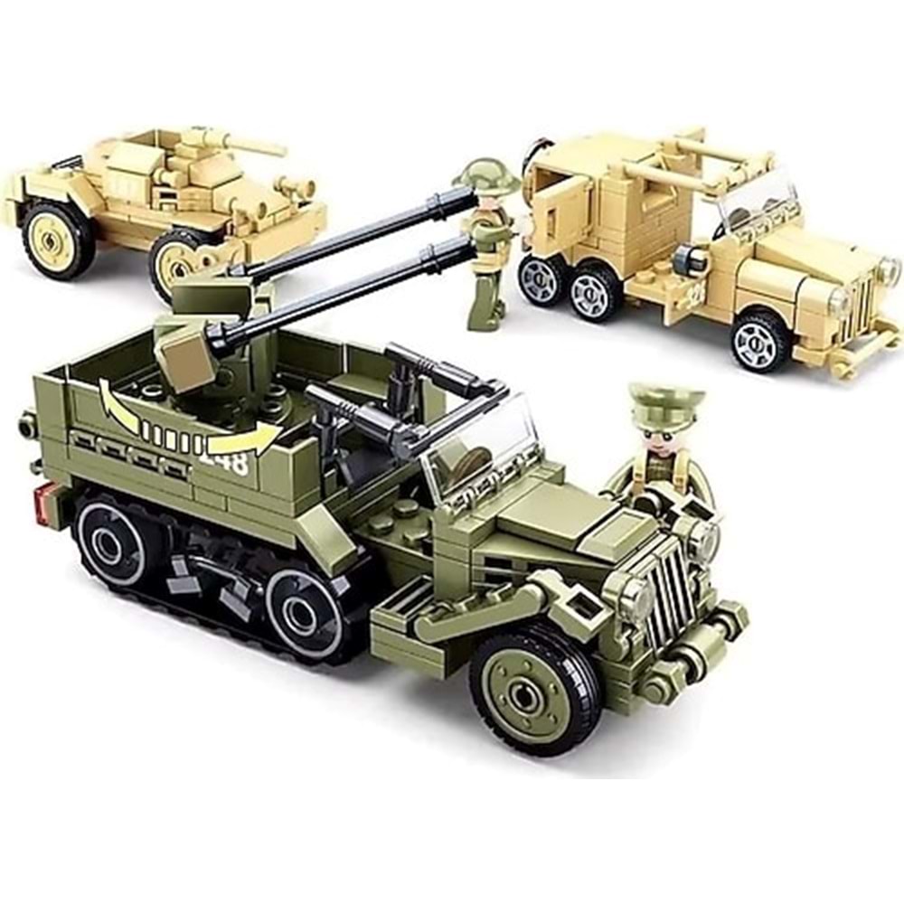 Sluban Army Büyük Savaş Seti 552 Parça