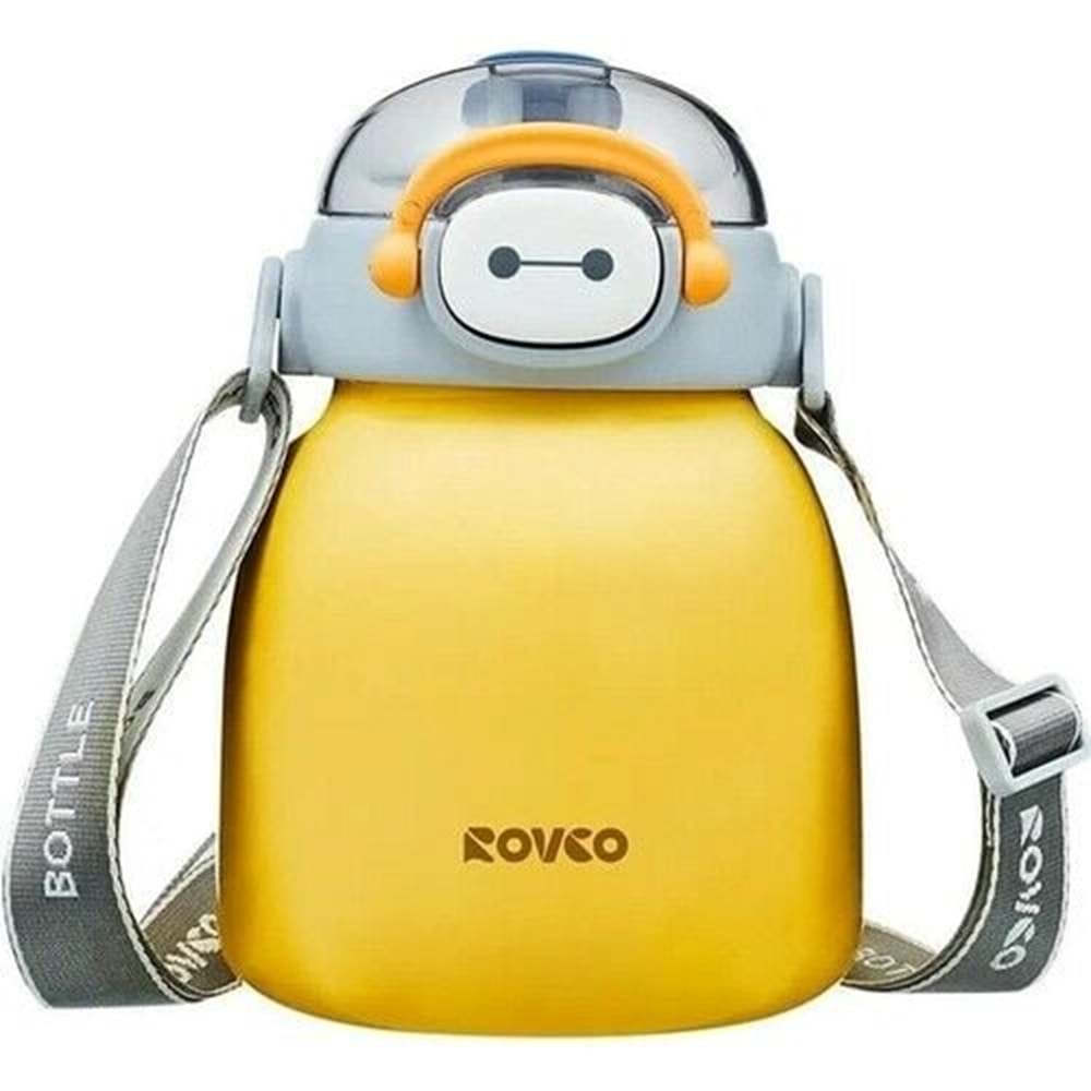 Vagonlife Rovco 1000 Ml Çelik Matara Sarı Vgn-B4009