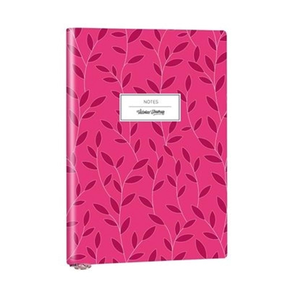 Victoria's Journals Smyth Flexy Soft Cover Notebook Pembe 14.8x21cm Çizgili