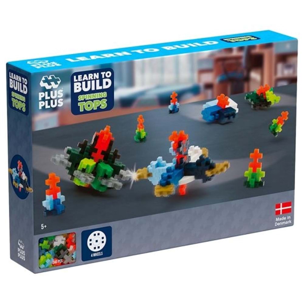 Plus-Plus Learn To Build Spinning Tops PP3853