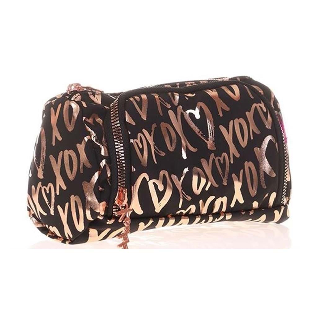 Kaukko Brokar Plump XOXO K2521 Siyah Kalem Çantası