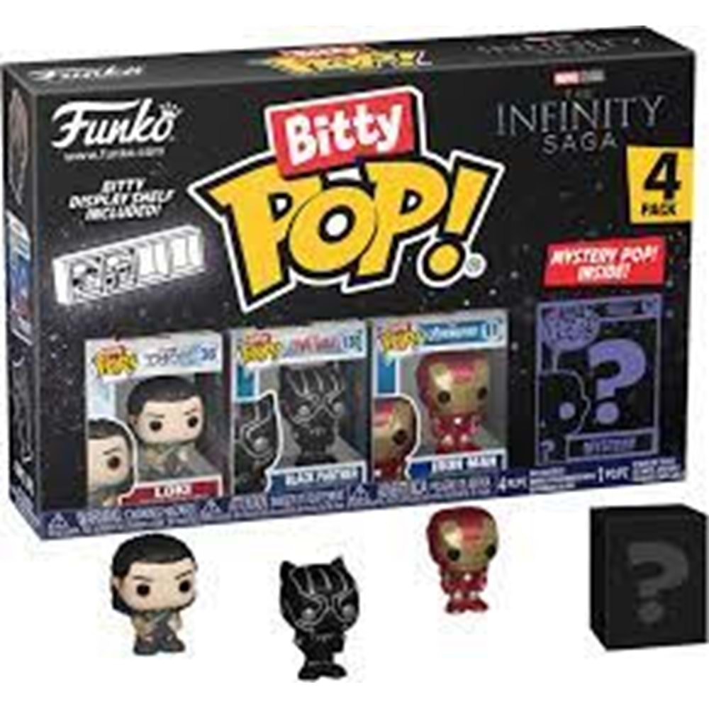 Funko Bitty POP : Marvel -Loki 4 lü Paket
