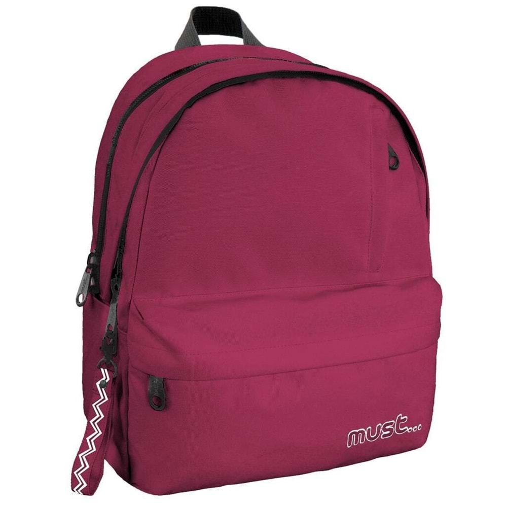 Must Monochrome Bordo Sırt Çantası Backpack 4CA