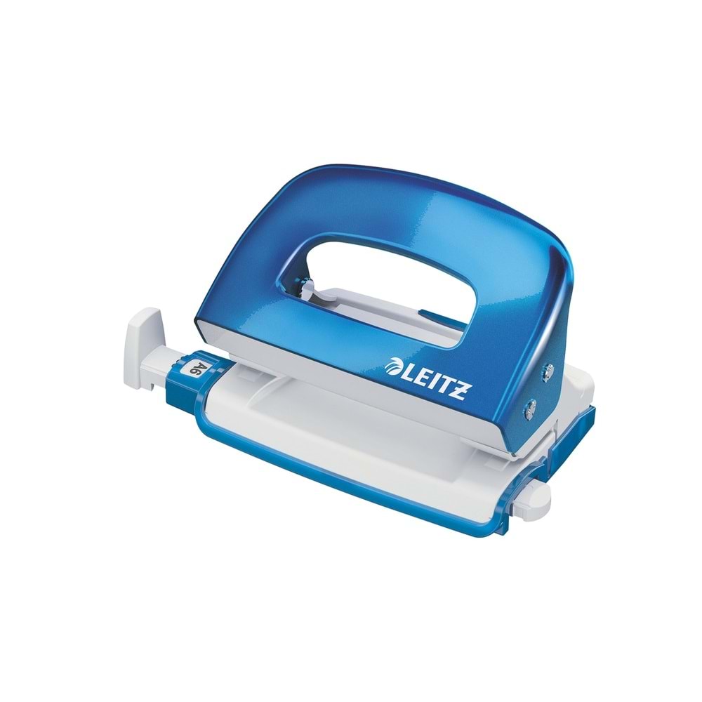 Leitz 50601036 Metalik Mavi NeXXt Serisi WOW Metal Mini Ofis Delgeç 10 Sayfa