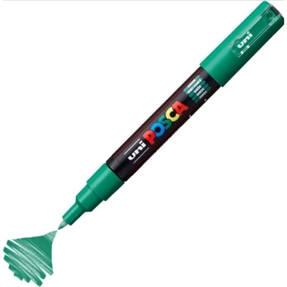 Uni Posca Akrilik Marker 0.7 Green Pc-1m