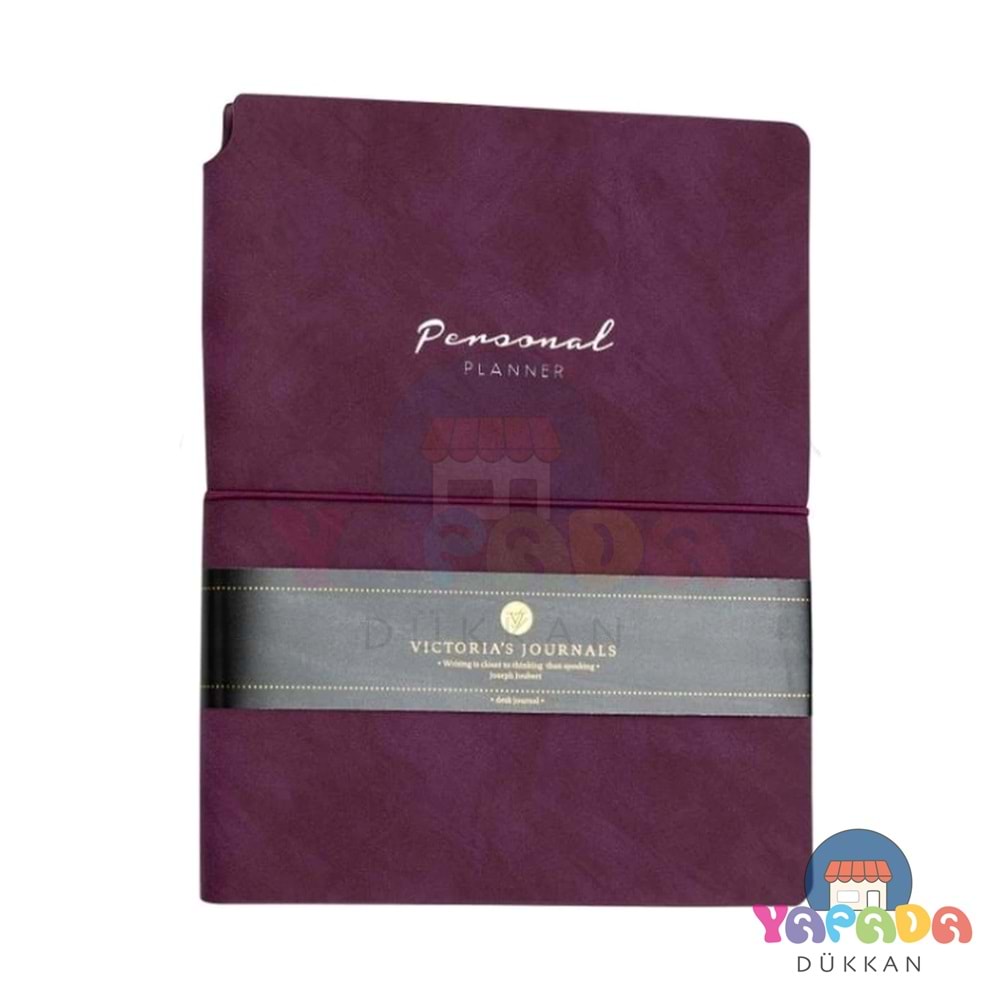 Victoria's Journals Bujo Kraft Süet Defter Süet 96 Yaprak A6