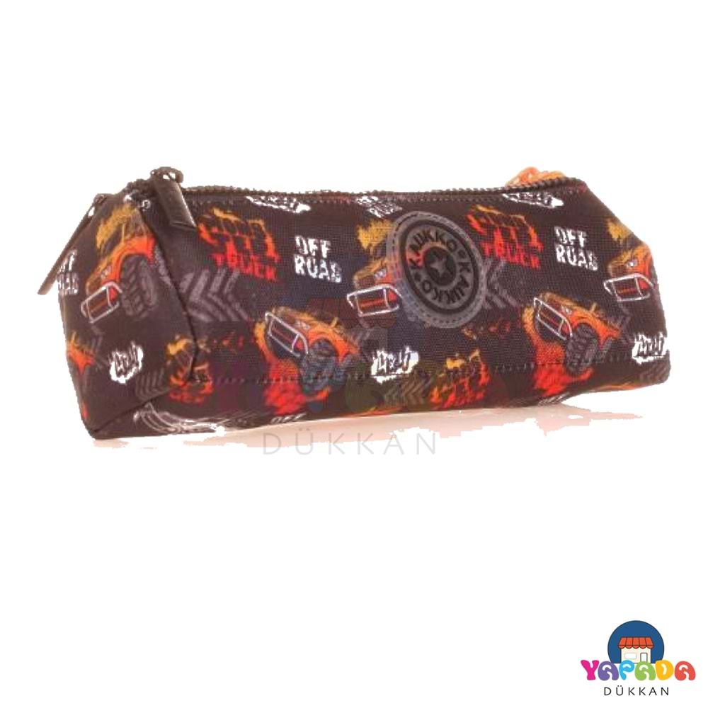 Kaukko Kids L8179 Evolution Ofroad 8 × 22 × 8 cm 1,4 L Üç Bölmeli Suya Dayanıklı Kalem Çantası