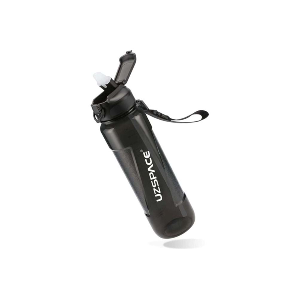 VagonLife Uzspace 1000 Ml Pipetli Tritan Su Matarası Siyah