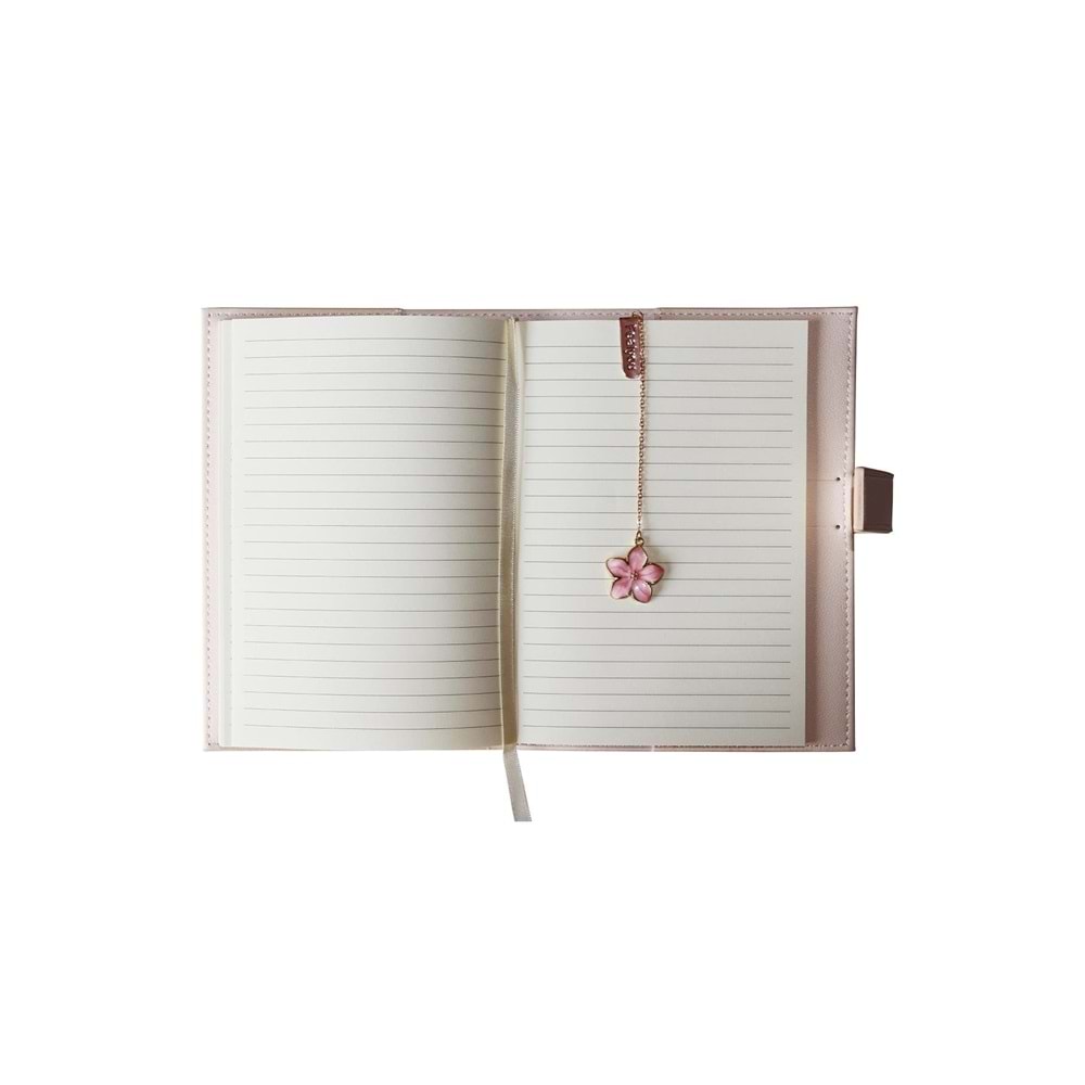 Victoria's Journals Kutulu Defter 13x18 cm 80 gr. Ivory 96 yp. Kitap Ayraçlı Beyaz