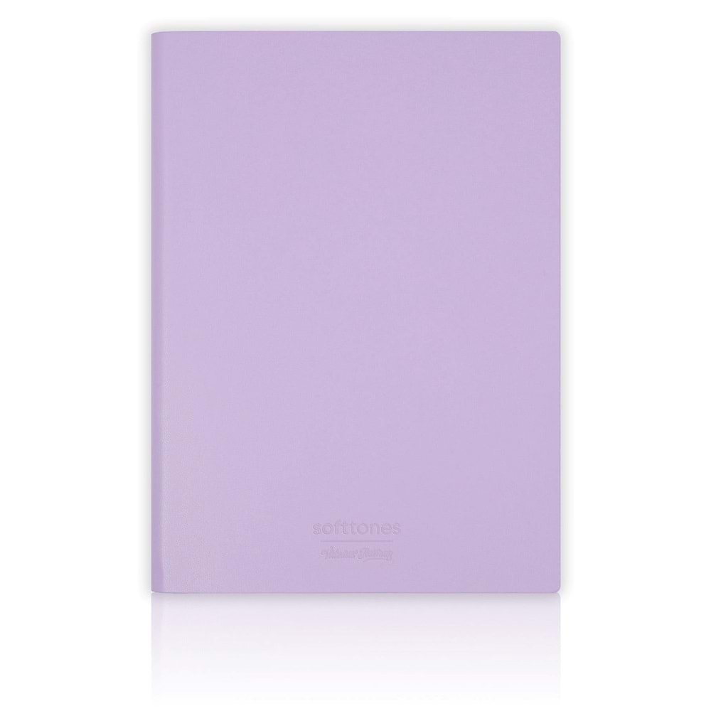 Victorias Journals Softtones Esnek kapak Defter A5 80 gr. Krem 128 yp. Noktalı Mor